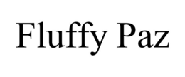 FLUFFY PAZ - official mark drawing from the USPTO record