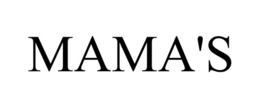 MAMA'S - official mark drawing from the USPTO record