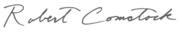 ROBERT COMSTOCK - official mark drawing from the USPTO record