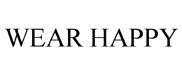 WEAR HAPPY - official mark drawing from the USPTO record