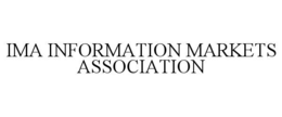 IMA INFORMATION MARKETS ASSOCIATION - official mark drawing from the USPTO record