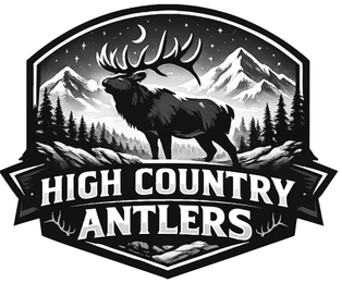 • HIGH COUNTRY • ANTLERS - official mark drawing from the USPTO record